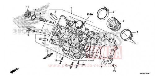 CYLINDER HEAD NC750SDK de 2019